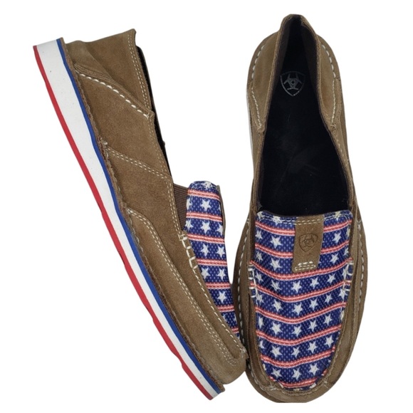 Ariat | Brown Suede Cruiser Shoe Slip On Loafers American Women's 11 - Picture 2 of 2